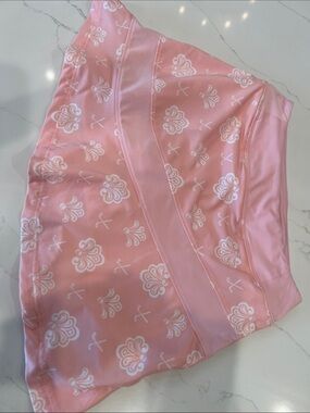 Turtles & Tees Pink Floral Golf Skort Size Medium